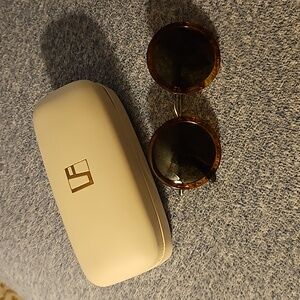 Linda Farrow x The Row Round Tortoise Sunglasses